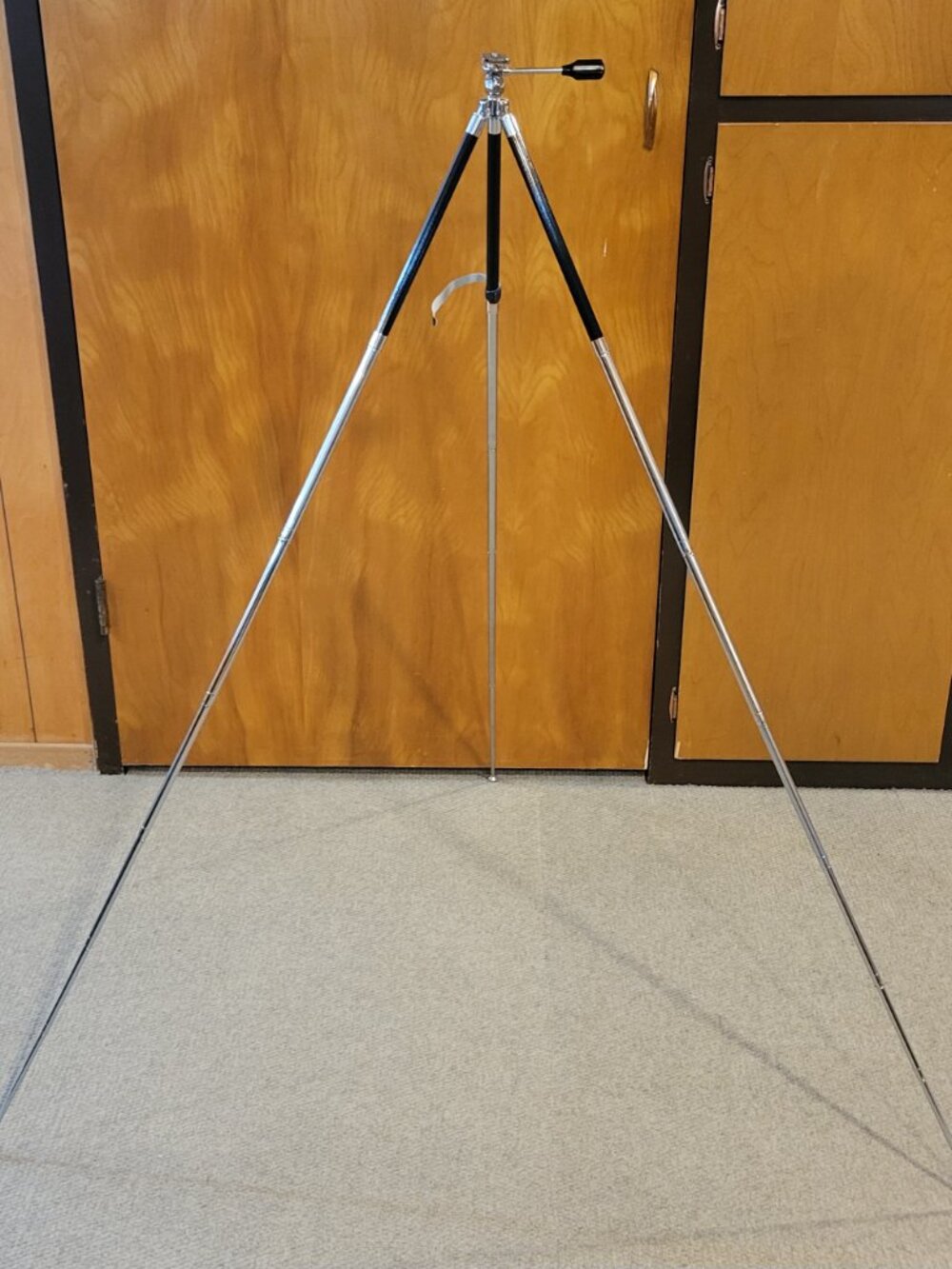 Vintage Tower Telescoping Tripod Pan Head Made In Japan